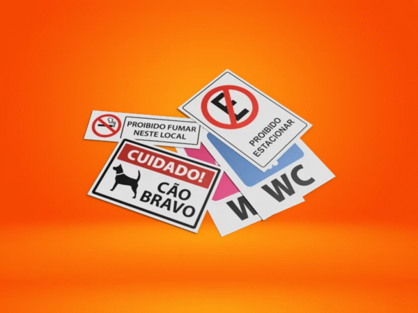 Placas de Sinalização Personalizadas